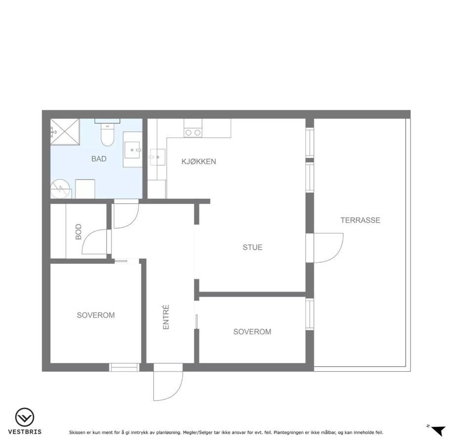 The View Apartment Roldal Luaran gambar